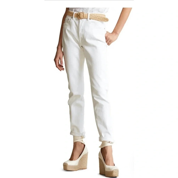 Polo Ralph Lauren Denim - Ralph Lauren Polo The Callen high rise white jeans NWT size 27 Buttonfly